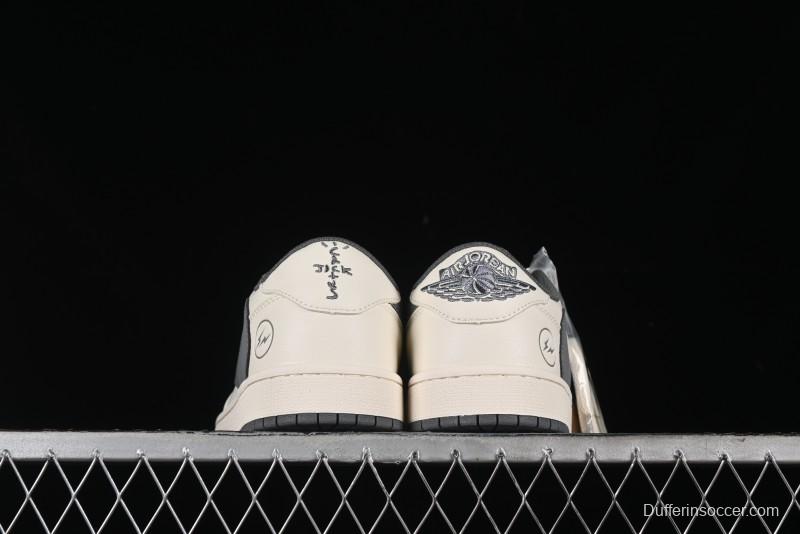 Nike Travis Scott x Fragment Design x Air Jordan 1 Low OG SP AJ1 Retro Casual Sneakers - LJ5188-024