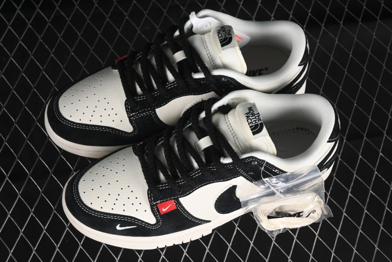 Nike SB Dunk Low The North Face Collaboration - Black Pig Eight Black Hook Anniversary High-End Custom Low-Top Casual Sneakers - SJ1089-011