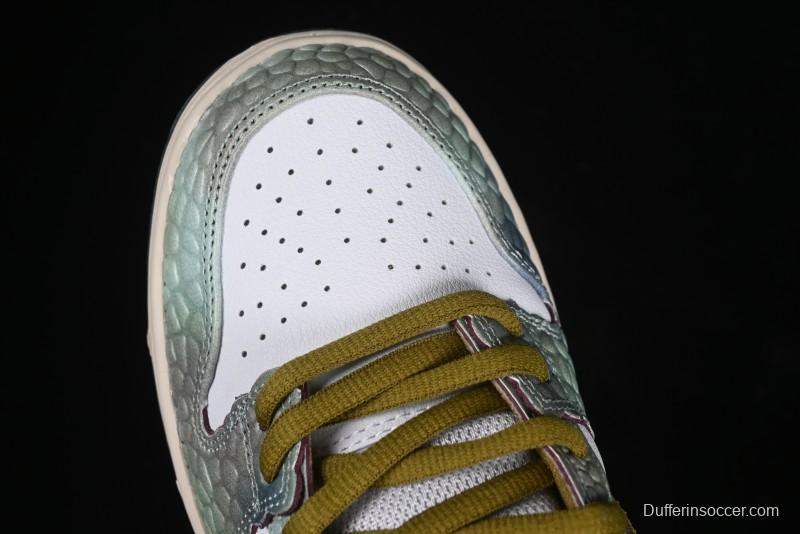 Nike Alexis Sablone x SB Dunk Low Reptile SB Low Top Casual Skate Shoes - HJ3386-300