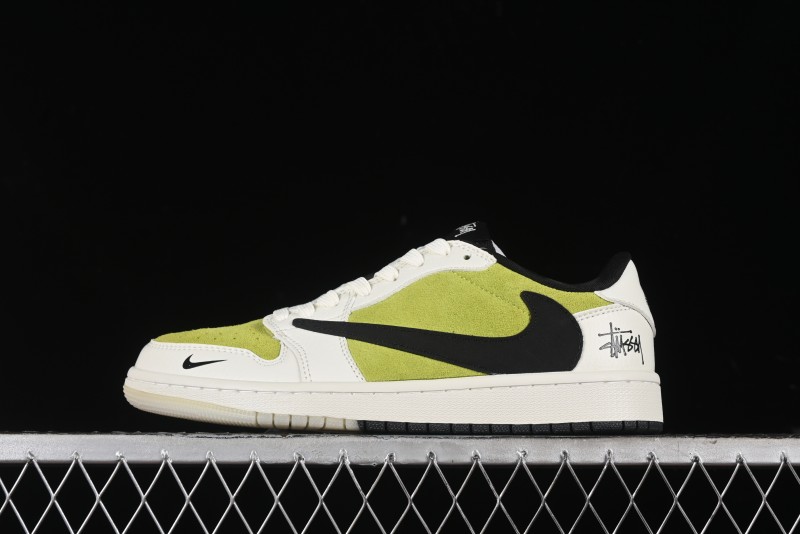 Nike Travis Scott x Fragment Design x Air Jordan 1 Low OG SP AJ1 Retro Sneakers - JH6089-002