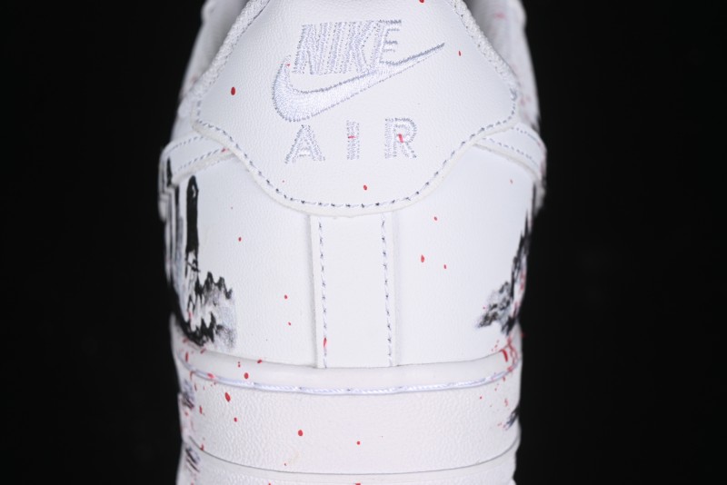 Nike Air Force 1 '07 Low Black Myth Wukong Custom Spray-Painted Gift Box Low-Top Casual Sneakers - ZH0316-045