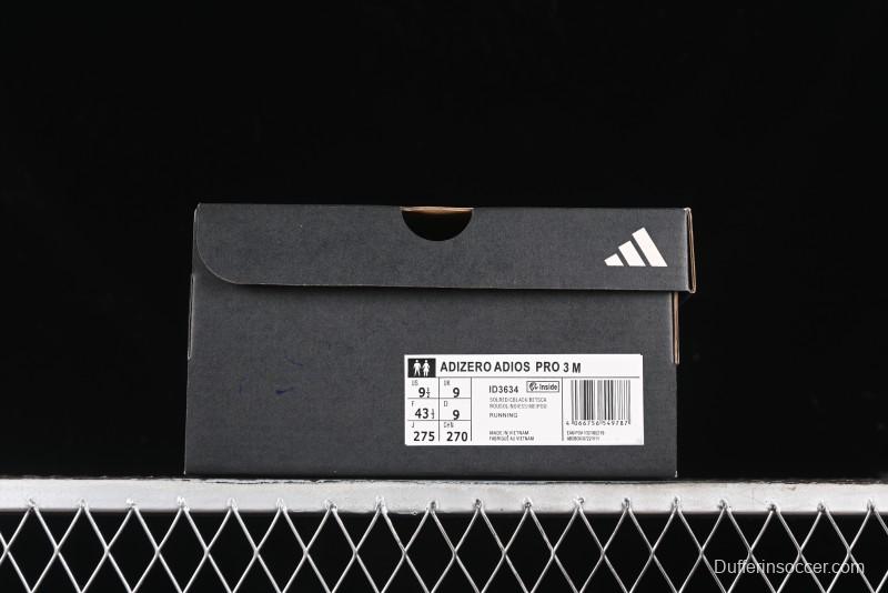 Adidas Adizero Adios Breathable Low-Top Running Shoes - ID3634