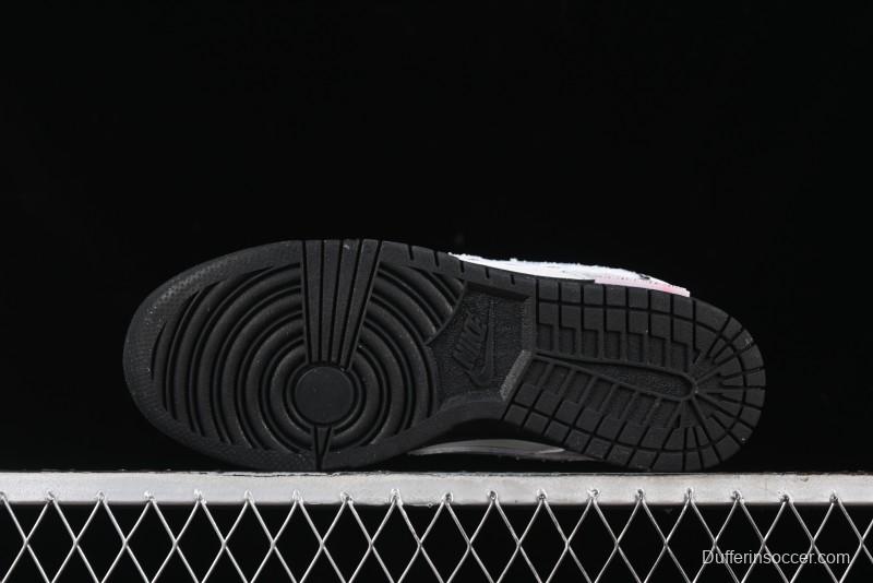 Nike Dunk Low Panda Prank Qixi Special Edition Low-Top Casual Sneakers - DD1391-100