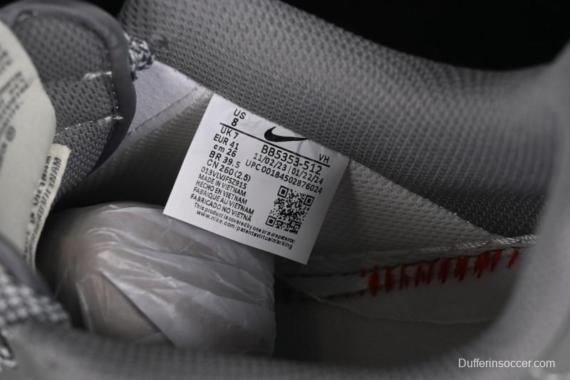 Nike Air Force 1 '07 Low Stussy Collaboration - Premium Gray Low-Top Casual Sneakers - BB5353-512