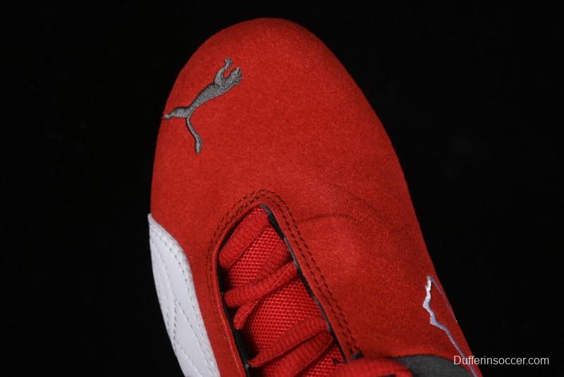 Puma Sparco Future Round Toe Lace-Up Leather Fabric Low-Top Lifestyle Casual Shoes - 307936-06