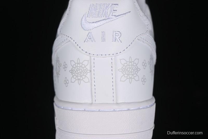 Nike Air Force 1 '07 Low Black Silk Chinese Style Casual Sneakers - ZH0316-036