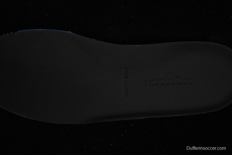 Alexander McQueen Flexion Retro Sneakers in Black with Diamond Grain Calfskin - 8.F6