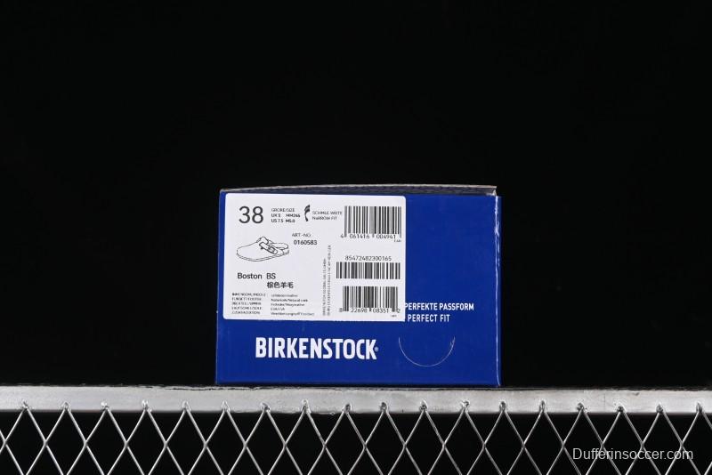 Birkenstock Half-Fur Slide Sandals with Wool Lining - G.D4