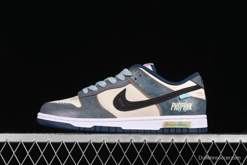 Nike Dunk Low Panda Prank Nautical Era Exploration Wave Low Top Casual Sneakers - DD1391-400