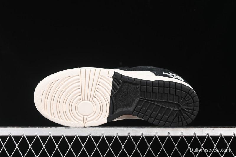 Nike SB Dunk Low The North Face Collaboration - Black Pig Eight Black Hook Anniversary High-End Custom Low-Top Casual Sneakers - SJ1089-011