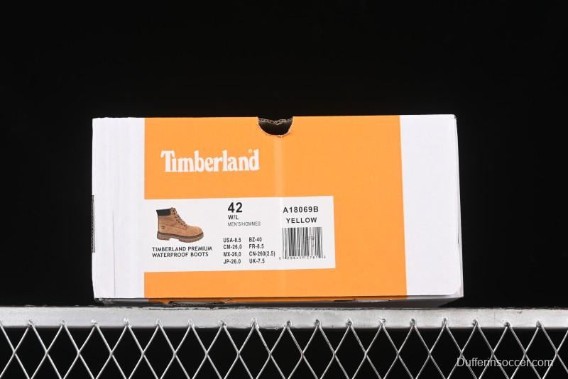 Timberland Classic Outdoor Casual Yellow Boots A18069BYELLOW