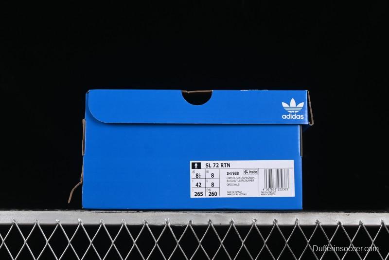 Adidas Originals SL 72 Retro Running Shoes with Ecotex Tongue and EVA Midsole - IH7988