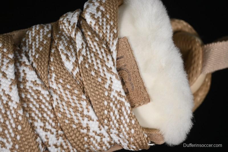 UGG Classic Ultra Mini Melange Low-Top Casual Shoes with Dual-Color Flat Laces - 1144032