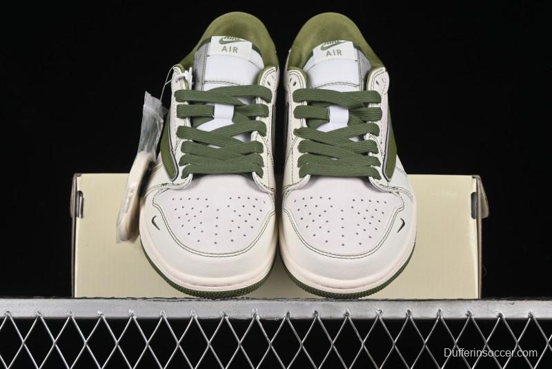 Nike Travis Scott x Fragment Design x Air Jordan 1 Low OG SP AJ1 Supreme Collaboration - XZ2268-002