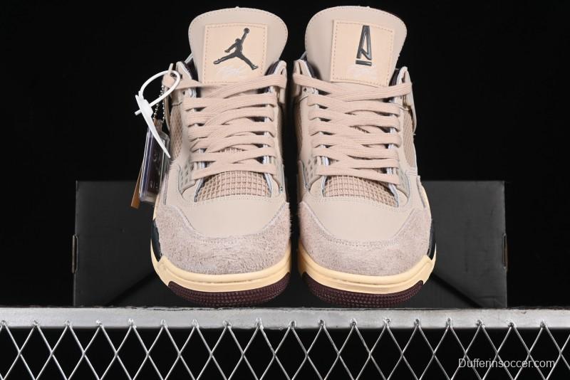 Nike A Ma Maniere x Air Jordan 4 Retro "Fossil Stone" - FZ4810-200