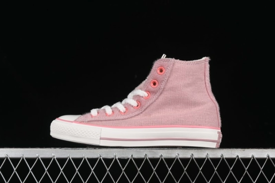 Converse Zoo Happy Pets Series High-Top Casual Sneakers with Plush Lining for Autumn Winter - A12769C