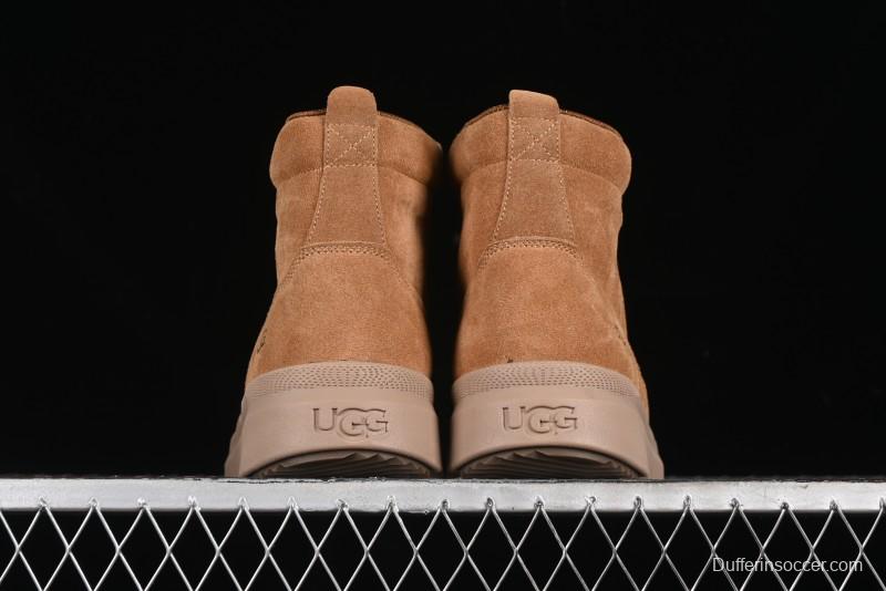 UGG Burleigh Boot Men's Lace-Up Winter Snow Boots with Lightweight Anti-Slip Combo Sole - 1153750