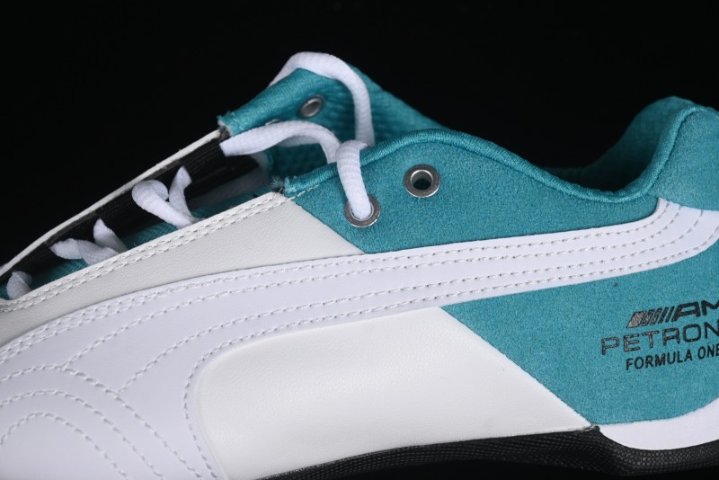 Puma Sparco Future Round Toe Lace-Up Leather Fabric Low-Top Lifestyle Casual Shoes - 307891-01