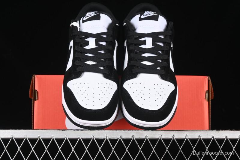 Nike Dunk Low Suede Panda Casual Sneakers - FQ8249-100