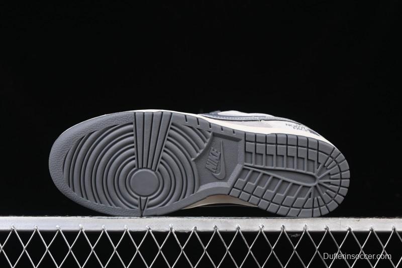 Nike SB Dunk Low The North Face Series - Anniversary Custom Edition Low-Top Casual Skate Shoes - DM6868-004