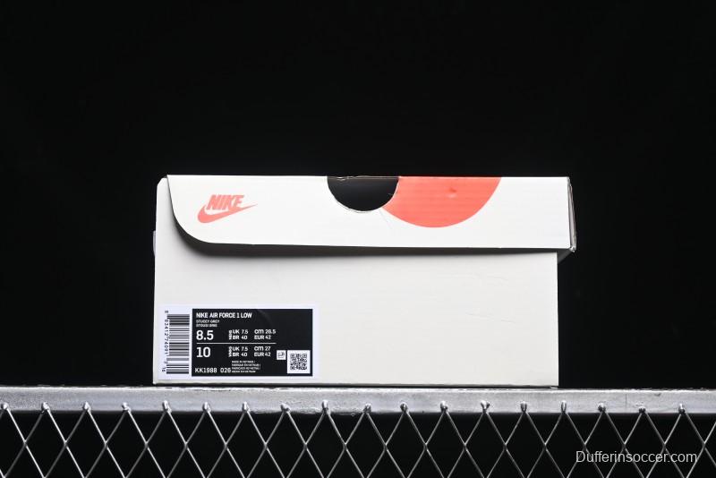 Nike Air Force 1 '07 Low Gucci Collaboration Jade Green Flywire Low-Top Casual Sneakers - KK1988-026