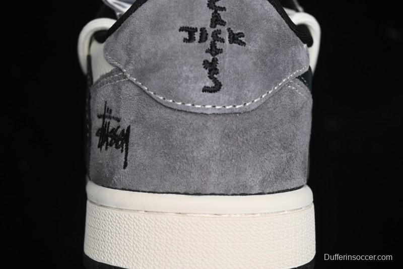 Nike Air Jordan 1 Low OG SP Travis Scott x Fragment Design Collaboration Sneakers - SJ0086-141