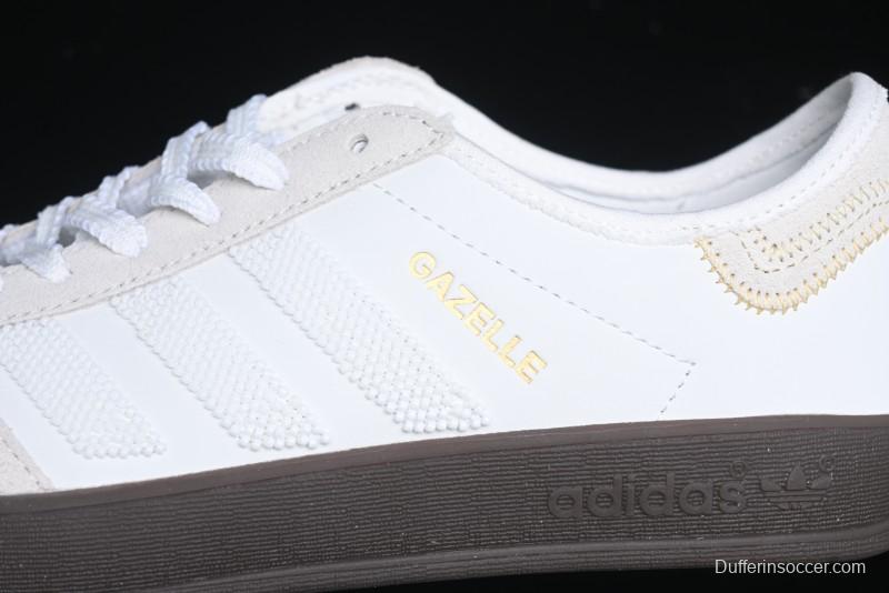 Adidas Clot x Ad Originals Gazelle Indoor Retro Casual Slip-Resistant Wear-Resistant Low-Top Sneakers - IH3719