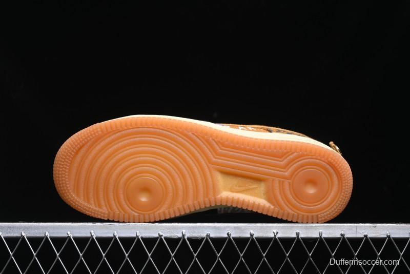 Nike Travis Scott x Air Force 1 Low Casual Sneakers with Full-Length Air Cushion - CN2405-900