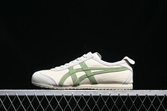 Onitsuka Tiger Mexico 66 Low-Top Leather Sneakers for Casual Running - 1183B391-202
