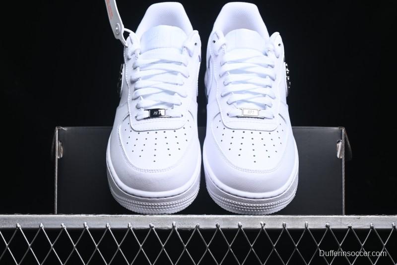 Nike Air Force 1 '07 Low Stussy Collaboration - Crystal Milk Coffee Low-Top Casual Sneakers - IF1686-101