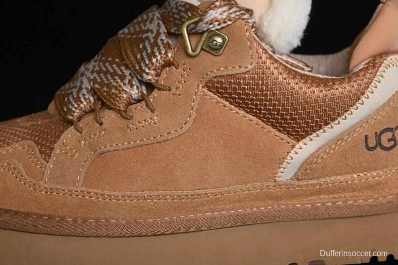 UGG Classic Ultra Mini Mel Dual Color Lace-Up Low-Top Casual Shoes - 1144032