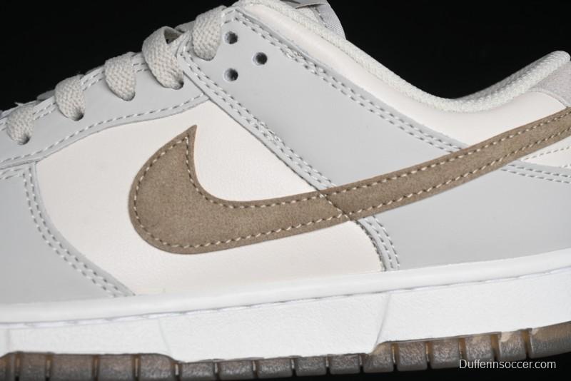 Nike Dunk Low SB Casual Sneakers in Phantom/Khaki - FJ4188-001
