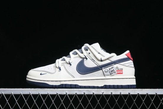 Nike SB Dunk Low Stone Island Anniversary Edition Customized Low-Top Casual Skate Shoes - YX5066-201