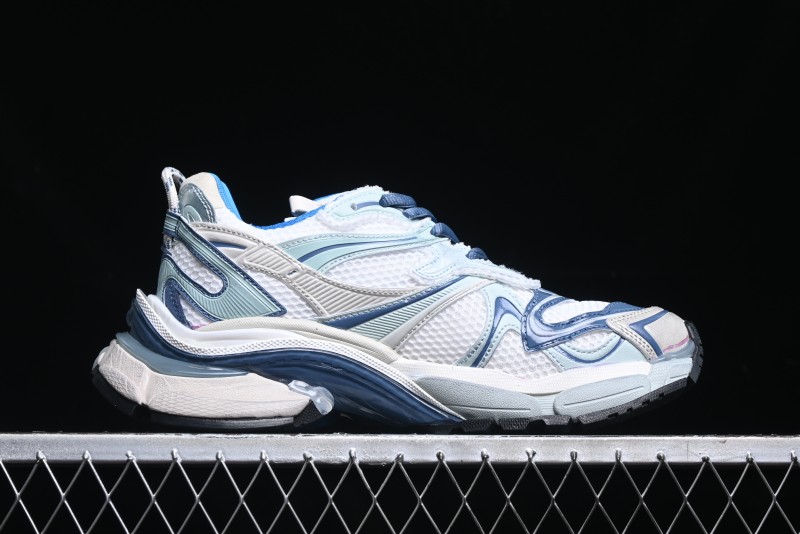 Balenciaga Runner Kith Four Color Retro Casual Sneakers - W3RXP9402