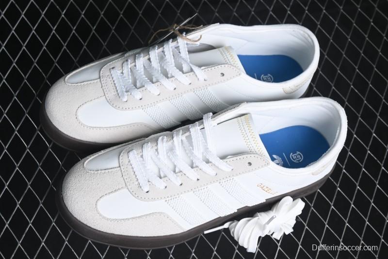 Adidas Clot x Ad Originals Gazelle Indoor Retro Casual Slip-Resistant Wear-Resistant Low-Top Sneakers - IH3719