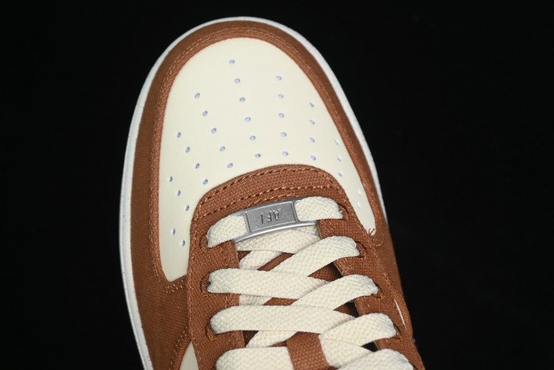 Nike Air Force 1 '07 Low Casual Sneakers with Full-Length Air Cushion - FQ8713-200