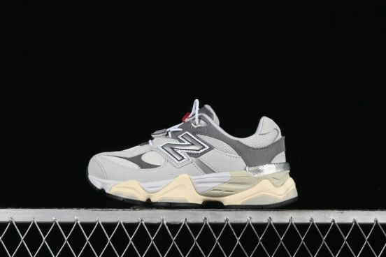 New Balance 9060 Series Hook and Loop Kids Sneakers - PV9060GRY