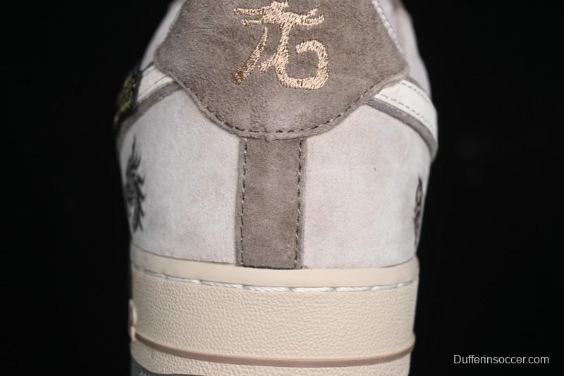 Nike Air Force 1 Low "Green Dragon Crescent Blade" Casual Sneakers - CD1212-555