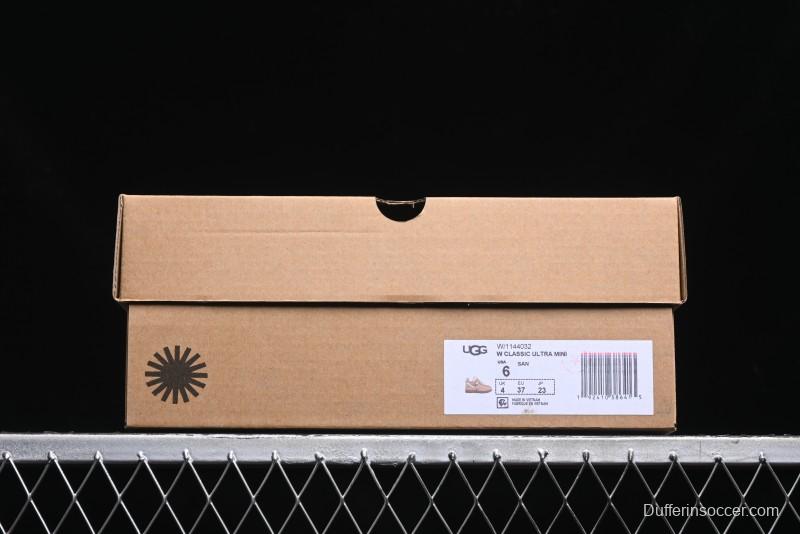 UGG Classic Ultra Mini Mel Two-Tone Lace-Up Low-Top Casual Shoes - 1144032