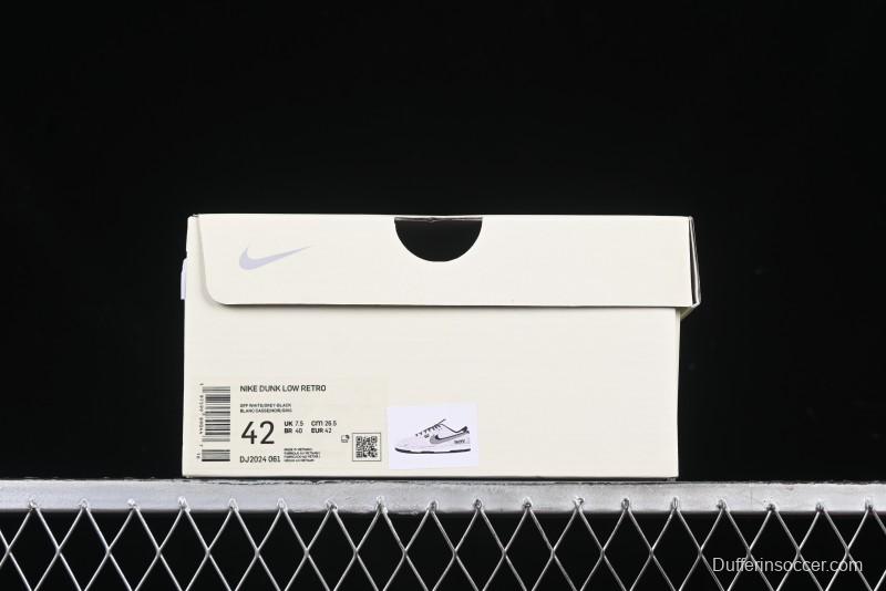 Nike SB Dunk Low Stussy Collaboration Grey Pig Suede Anniversary Custom Low-Top Casual Skate Shoes - DJ2024-061