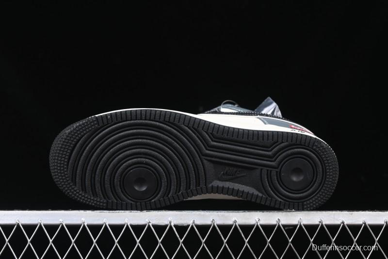 Nike Air Force 1 '07 Low Supreme Collaboration Sneakers in Blue Grey - XZ6188-385