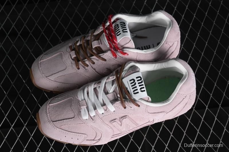 MiuMiu x New Balance 530 Low-Top Classic Retro Casual Running Sneakers in Pink - 530