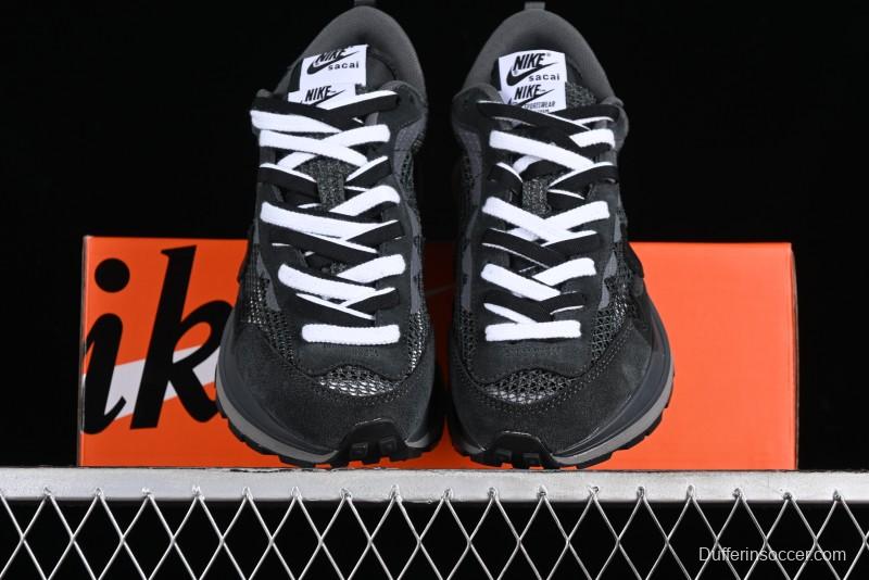 Nike Sacai VaporWaffle 3.0 Deconstructed Sneakers with Overlapping Swoosh and Double Tongue - CV1363-105