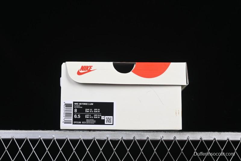 Nike Air Force 1 '07 Low UN Collaboration Beige Grey Metal Tag Casual Sneakers - DF0188-023