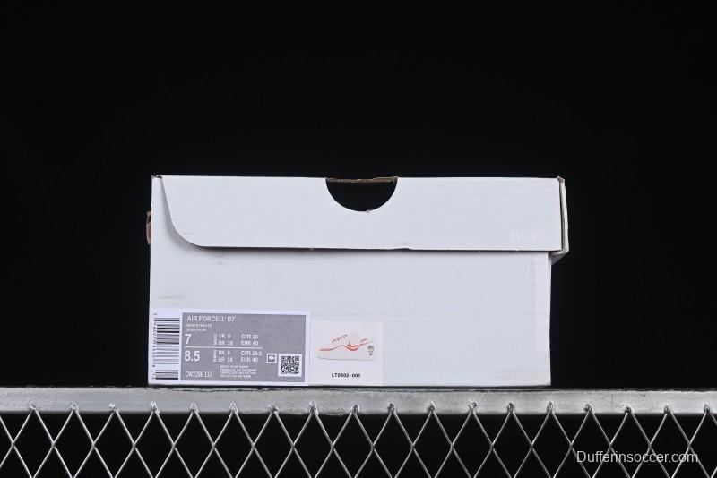 Nike Air Force 1 '07 Low Casual Sneakers with Built-in Full-Length Air Cushion - CW2288-111