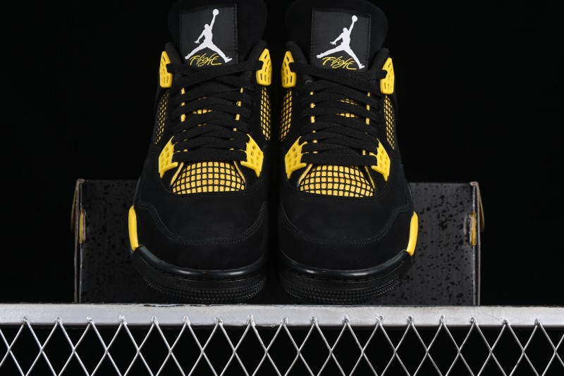 Nike Air Jordan 4 Retro Basketball Shoes Thunder - DH6927-017