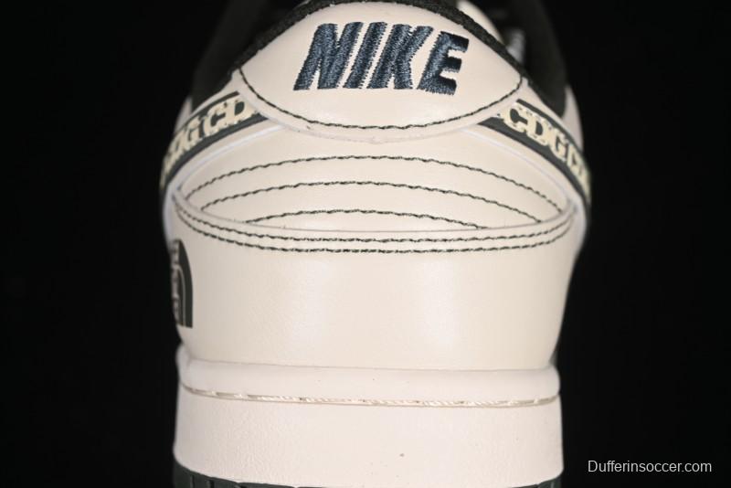 Nike SB Dunk Low The North Face x CDG Anniversary High-End Custom Low-Top Casual Sneakers - DM6868-015