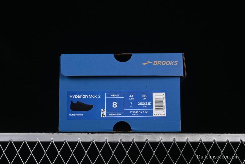 Brooks Hyperion Max 2 Cushioned Racing Marathon Running Shoes - 1104341D410
