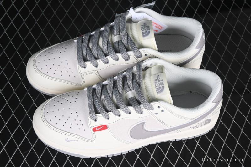 Nike SB Dunk Low The North Face Collaboration Anniversary High-End Custom Low-Top Casual Skate Shoes - BB7518-015