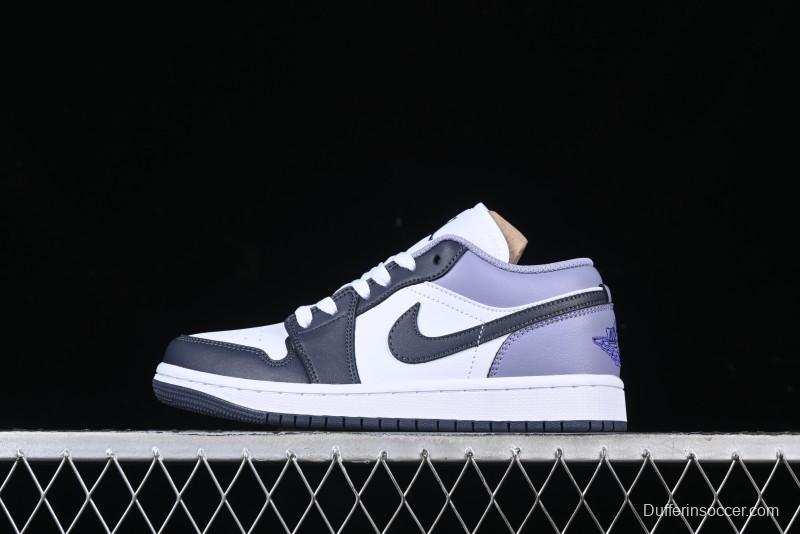 Nike Air Jordan 1 Low AJ1 Haze Purple Casual Sneakers - 553558-145